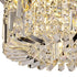 Zula Round Flush Chandelier 5 Light